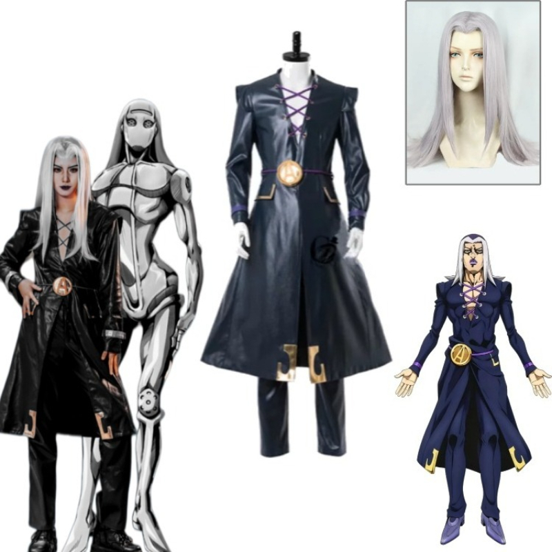 Cosplay Anime Jojo - Moody Blues User Abbacchio Cosplay Costume