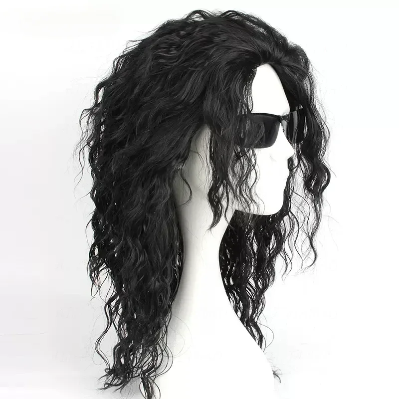 Anime Cosplay Long Black Hair - Anime Michael Jackson Cosplay Michael Cosplay