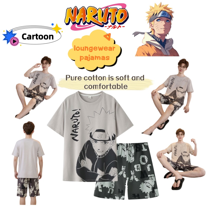 Anime Cosplay Recommendations - Naruto anime series summer cotton men's