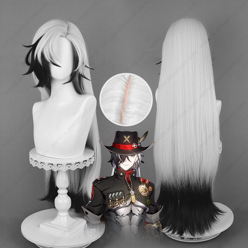 Anime Cosplay Long Black Hair - HSR Boothill Cosplay Wig 92cm Long
