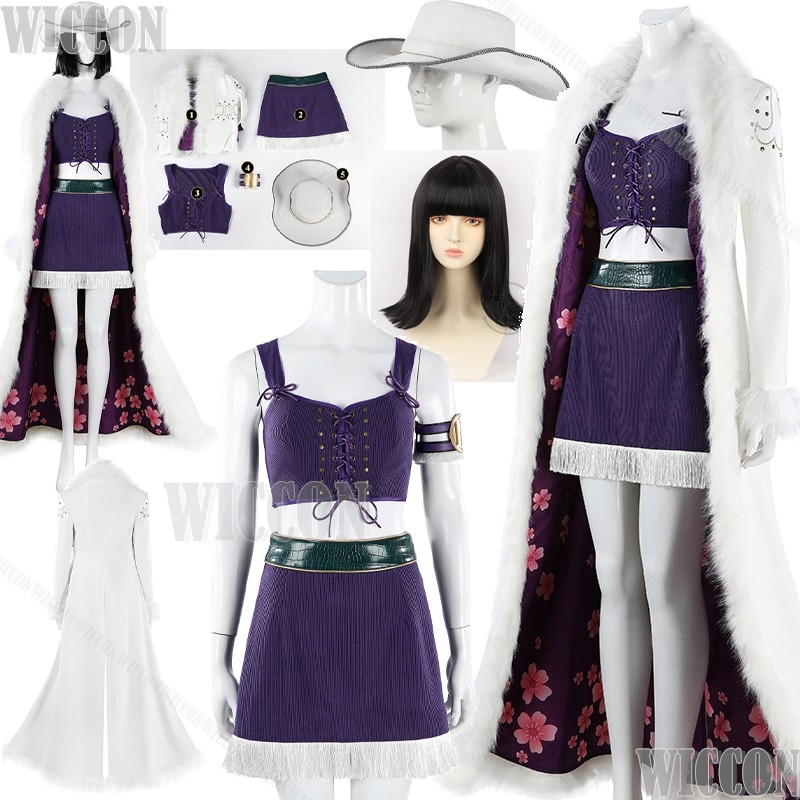 Anime Cosplay Long Black Hair - Nico Anime Movie Robin cosplay Costume
