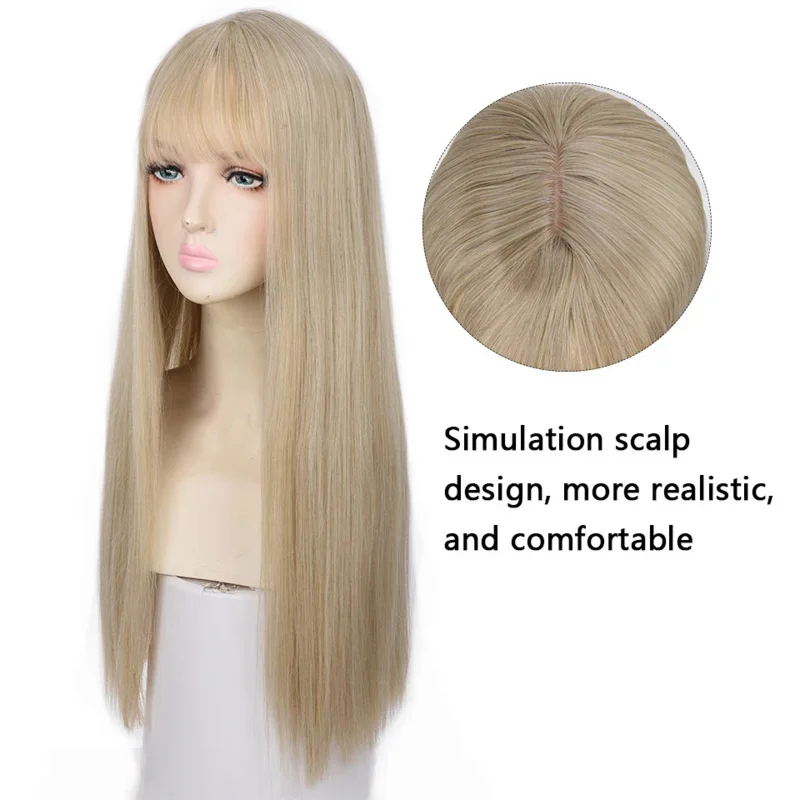 Anime Cosplay Long Black Hair - 2026 Houyan synthetic long straight hair