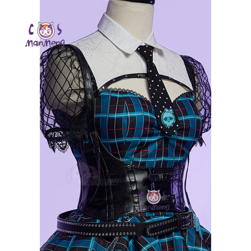 Anime Cosplay Dress - Monster Cos High Frankie Stein Cosplay