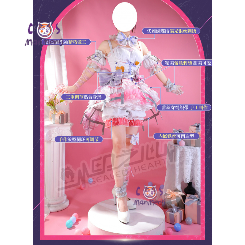 Akiyama Mizuki Amia mzk Anime  - đánh giá và giá Anime Cosplay Dress