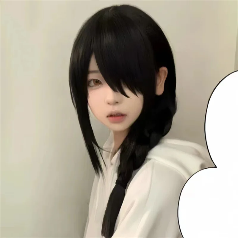 Anime Chainsaw Man Nayuta Adul - đánh giá và giá Anime Cosplay Long Black Hair