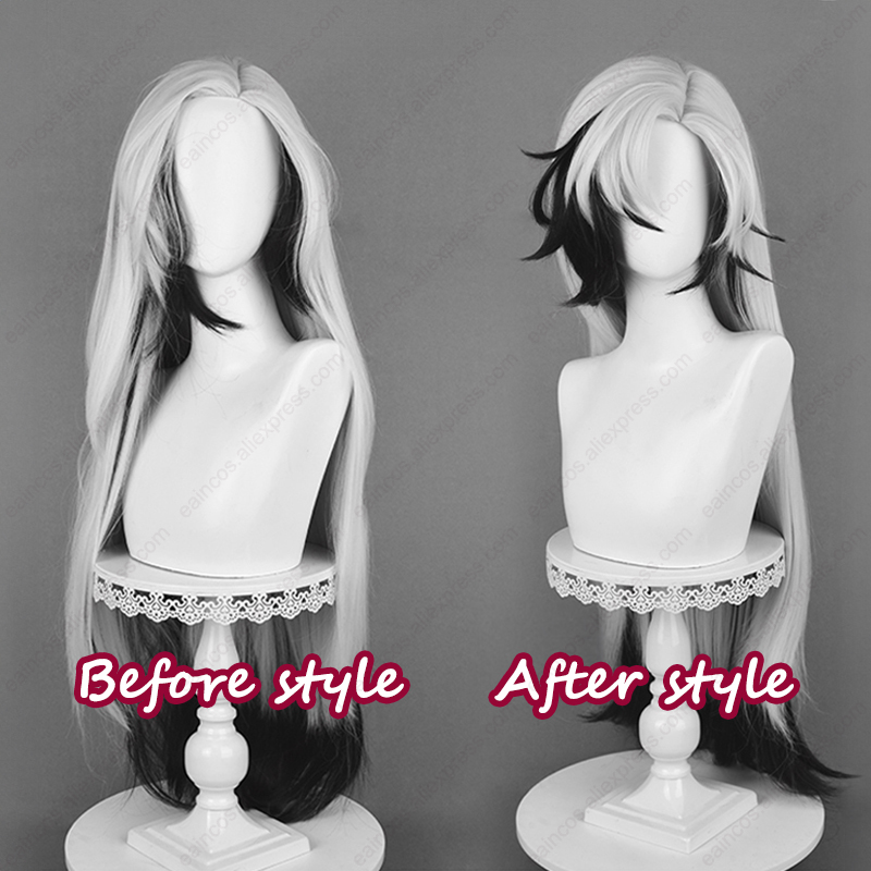 HSR Boothill Cosplay Wig 92cm  - đánh giá và giá Anime Cosplay Long Black Hair