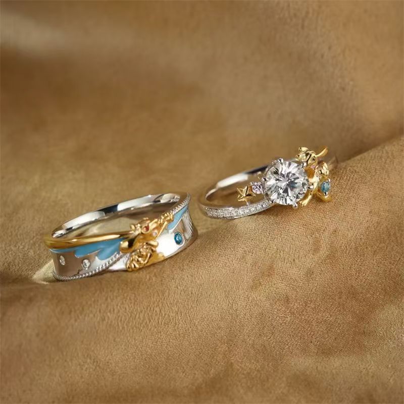 Pokémon Riolu Couple Rings - C - đánh giá và giá Anime Cosplay For Couples