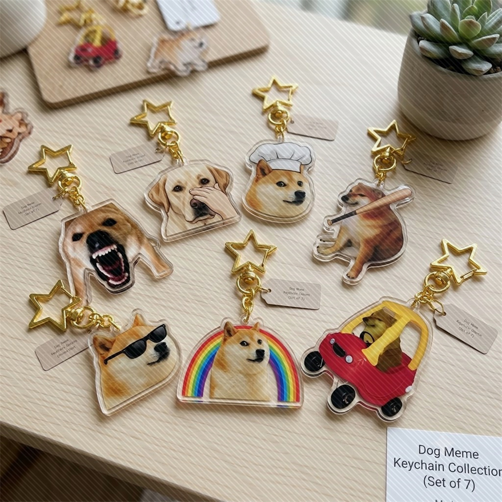 6CM Anime meme Acrylic Keychai - đánh giá và giá Anime Cosplay Meme