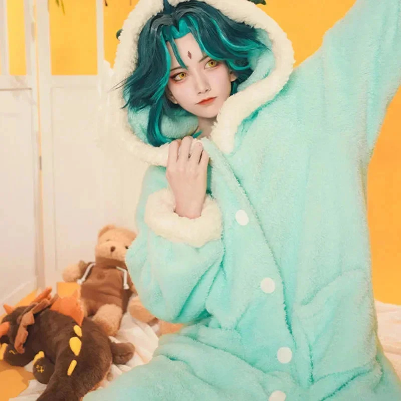 Genshin Impact Cosplay Pajama  - đánh giá và giá Anime Cosplay Thick