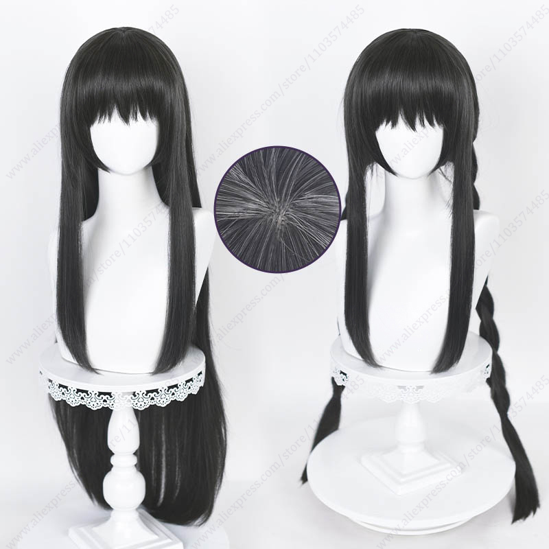 Akemi Homura 90cm Long Straigh - đánh giá và giá Anime Cosplay Long Black Hair