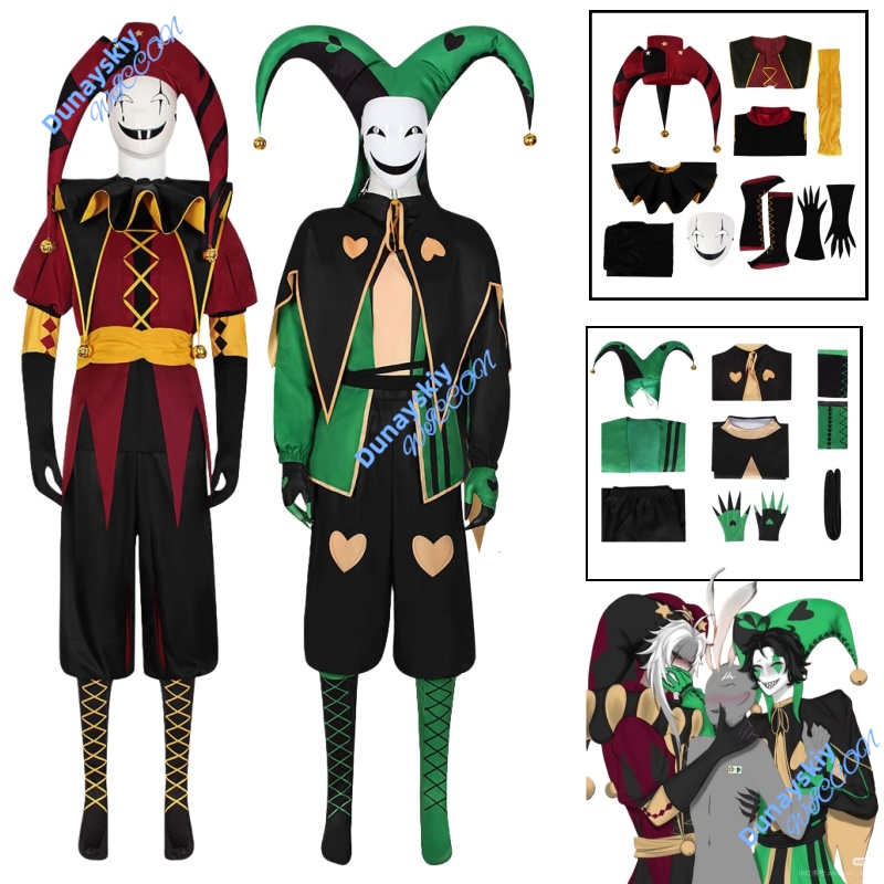 Mens Freak Circus Pierrot Clow - đánh giá và giá Anime Cosplay Expo 2025