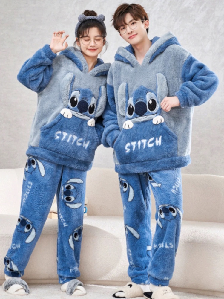Anime Stitch Winter Pajamas Ca - đánh giá và giá Anime Cosplay Thick