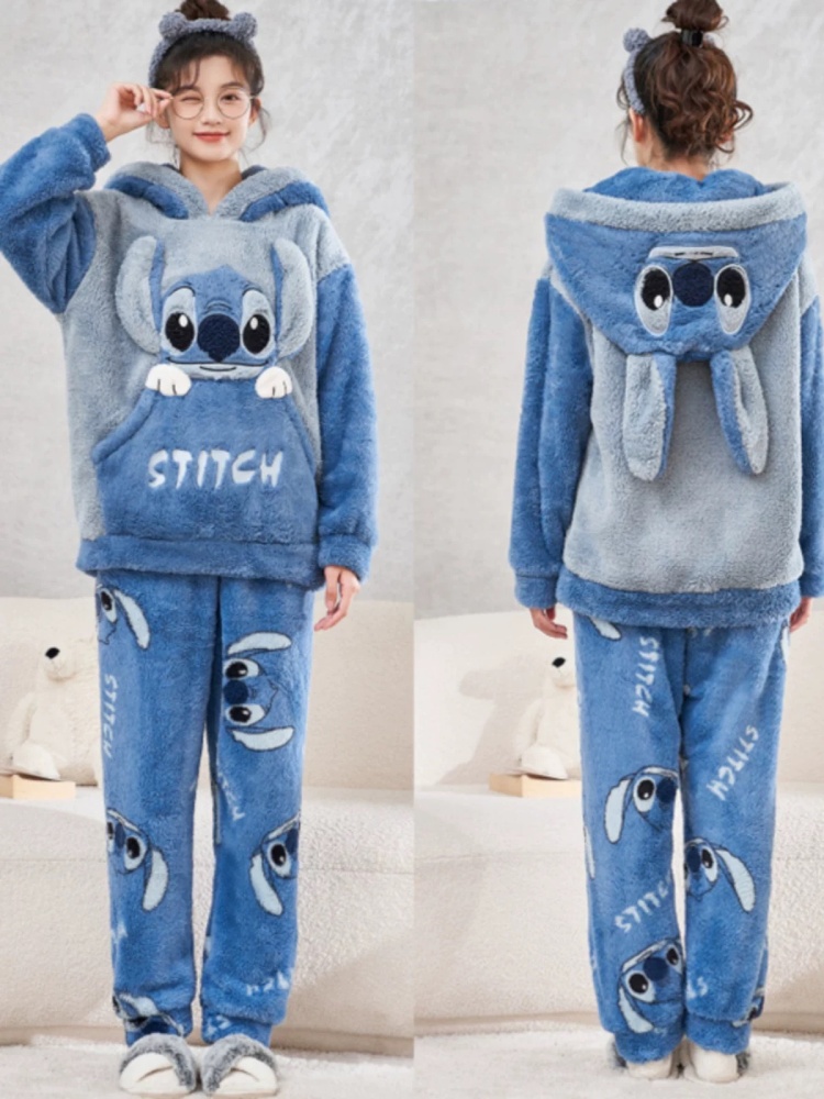 Anime Stitch Winter Pajamas Ca - đánh giá và giá Anime Cosplay Thick