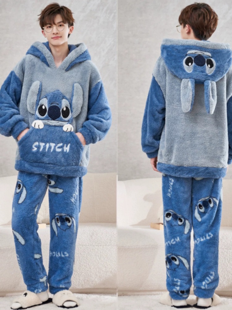 Anime Stitch Winter Pajamas Ca - đánh giá và giá Anime Cosplay Thick