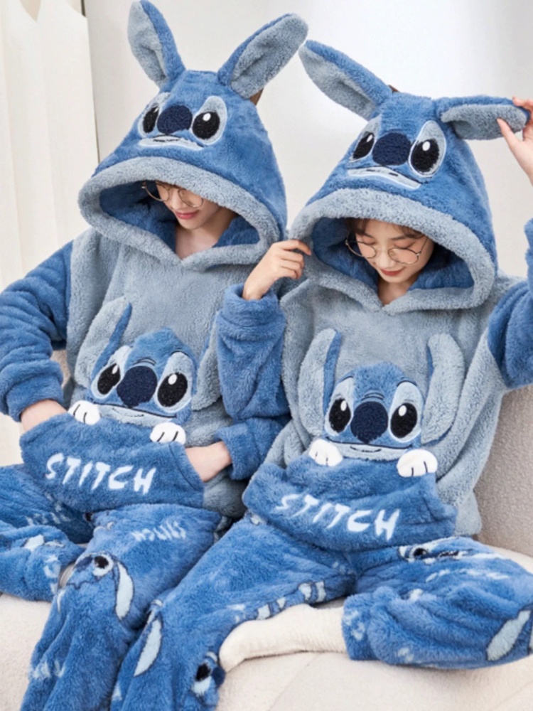 Anime Stitch Winter Pajamas Ca - đánh giá và giá Anime Cosplay Thick