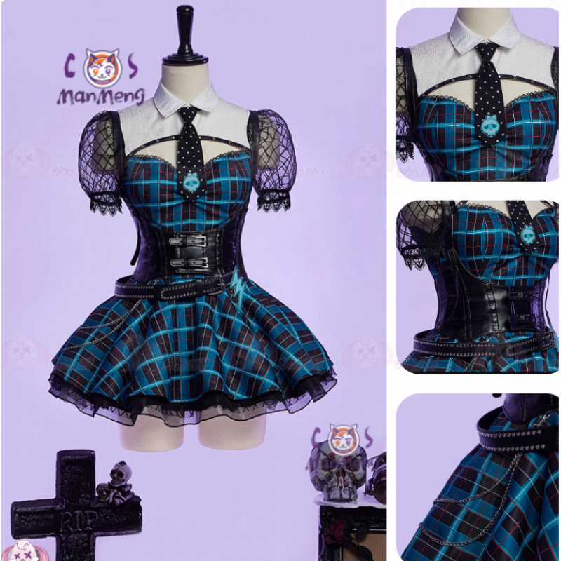 Monster Cos High Frankie Stein - đánh giá và giá Anime Cosplay Dress