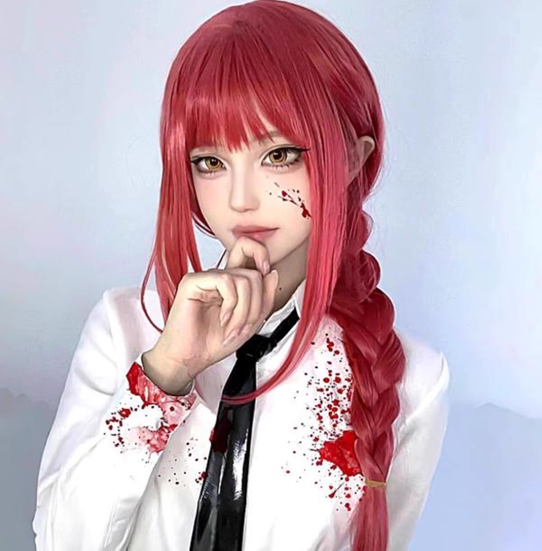 Makima Wig Cosplay Women  Anim - đánh giá và giá Anime Cosplay Makima