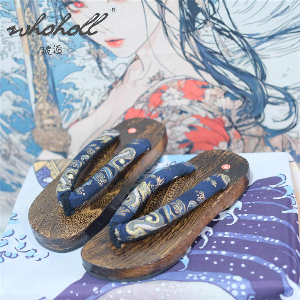 Man Wooden Clogs Slippers Wome - đánh giá và giá Anime Cosplay Thick