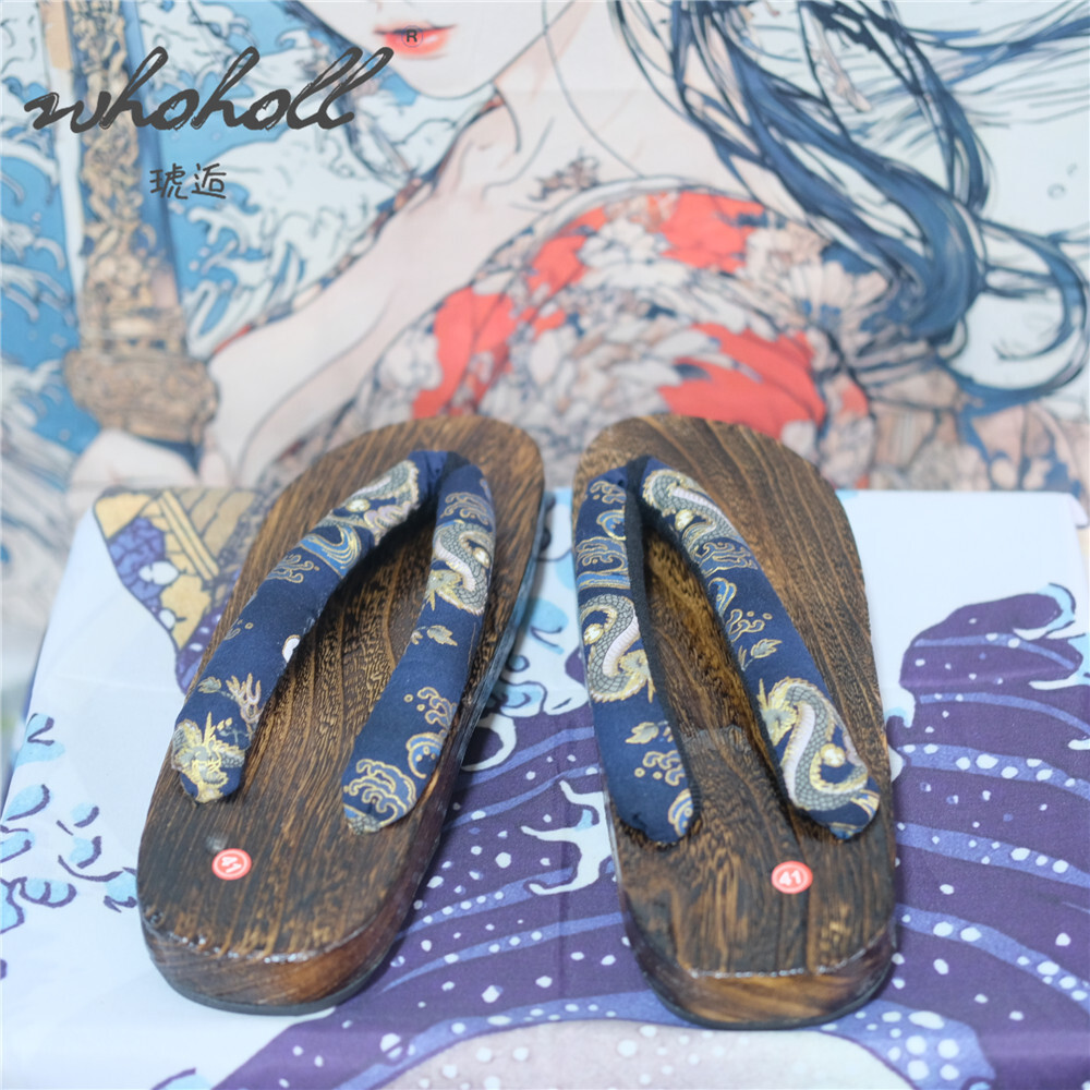 Man Wooden Clogs Slippers Wome - đánh giá và giá Anime Cosplay Thick