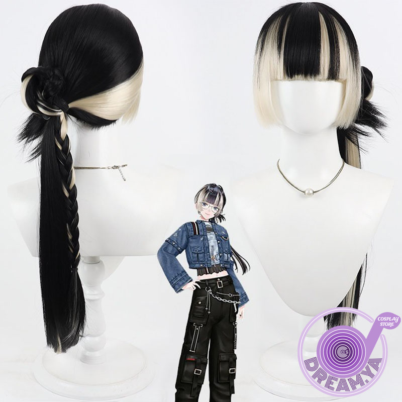 Juufuutei Raden Cosplay Wig Vt - đánh giá và giá Anime Cosplay Long Black Hair