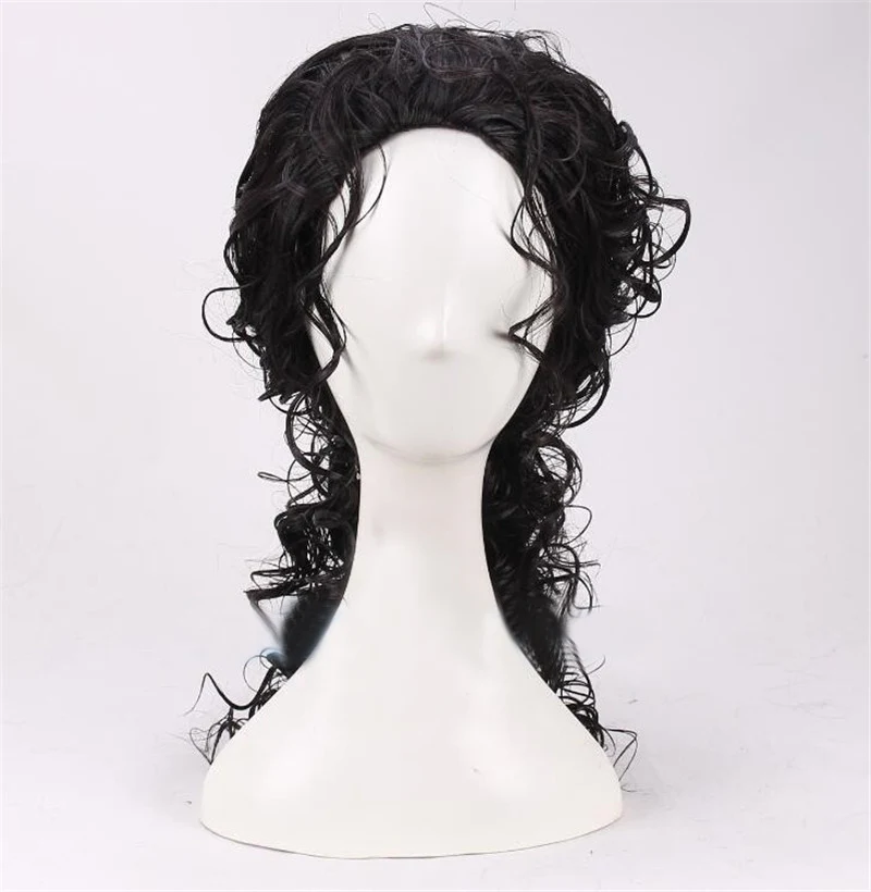 2026 Michael Jackson Cosplay B - đánh giá và giá Anime Cosplay Long Black Hair