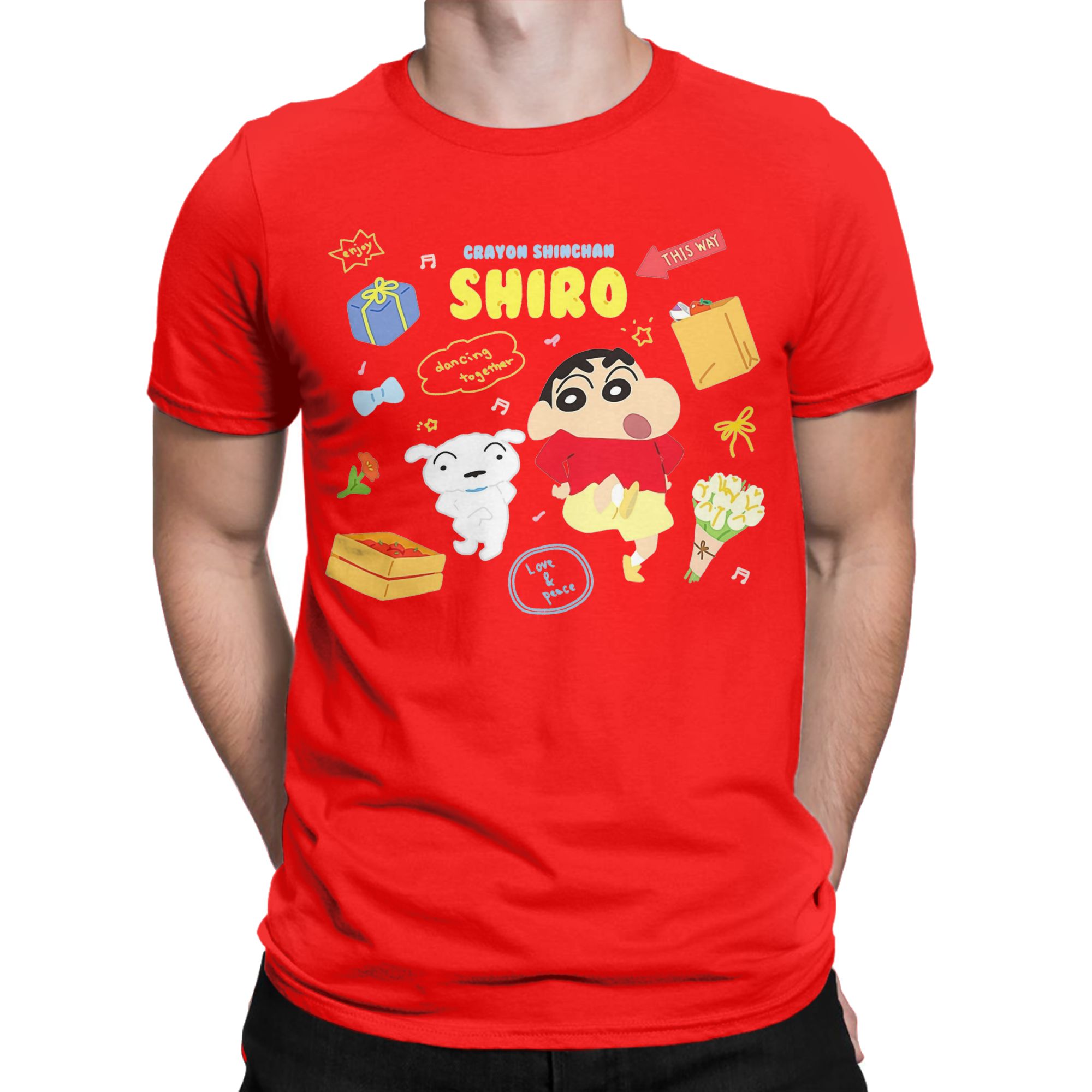 Crayon Shin-chan  T-Shirt Men  - đánh giá và giá Anime Cosplay Ideas Male