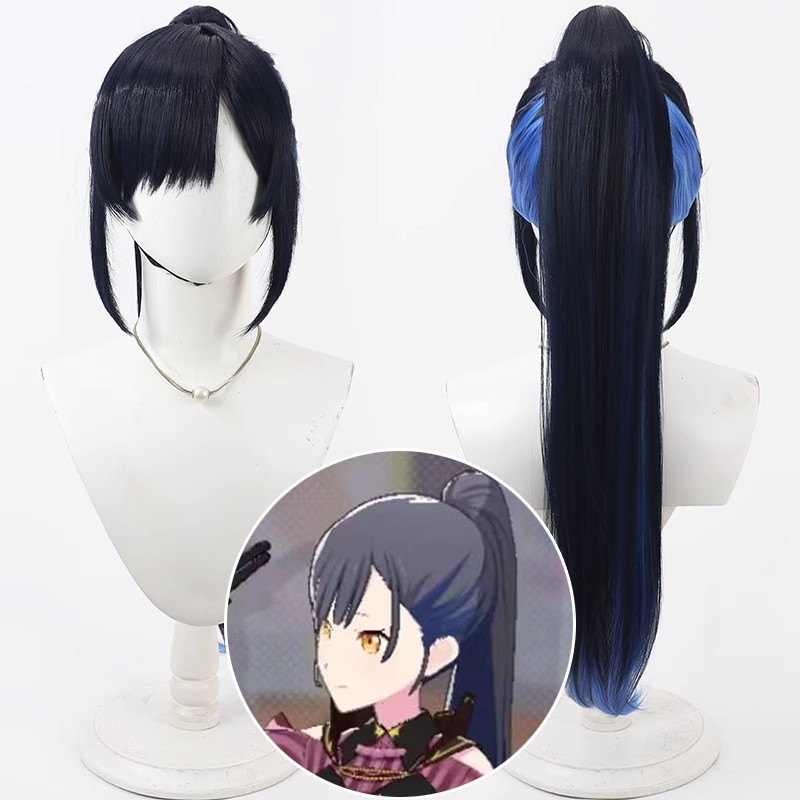 Project Sekai Colorful Stage S - đánh giá và giá Anime Cosplay Long Black Hair