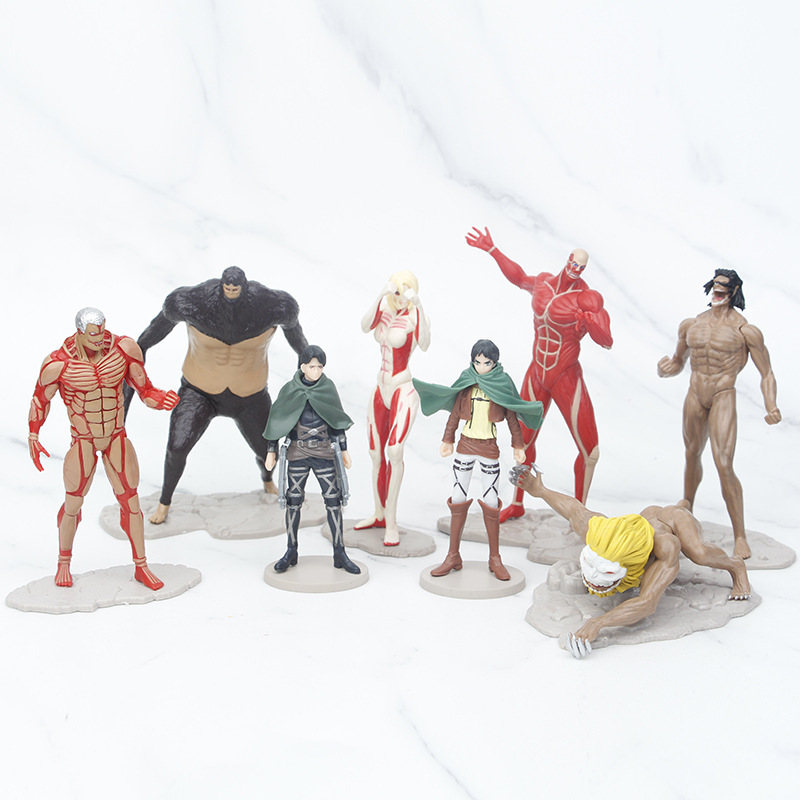 8pcs Attack on Titan Anime Fig - đánh giá và giá Kotobukiya Artfx